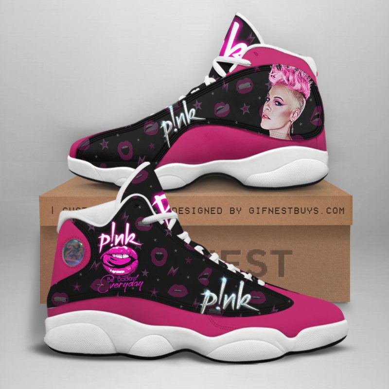 Ideafootwear P!nk AJ13 Sneakers Shoes For Men And Women 3