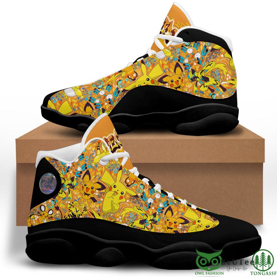 Ideafootwear Pokemon AJ13 Sneakers Shoes For Men And Women 21