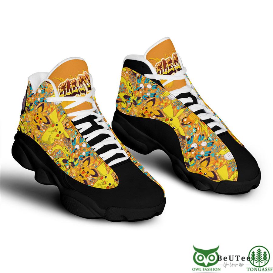 Ideafootwear Pokemon AJ13 Sneakers Shoes For Men And Women 21