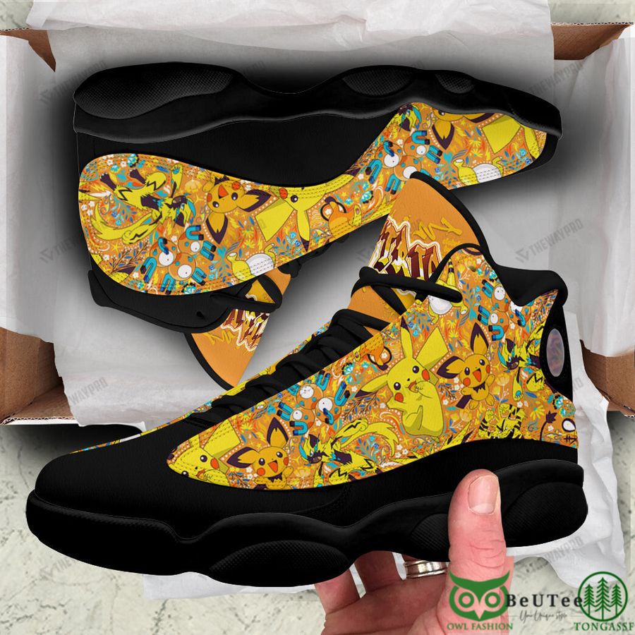Ideafootwear Pokemon AJ13 Sneakers Shoes For Men And Women 24