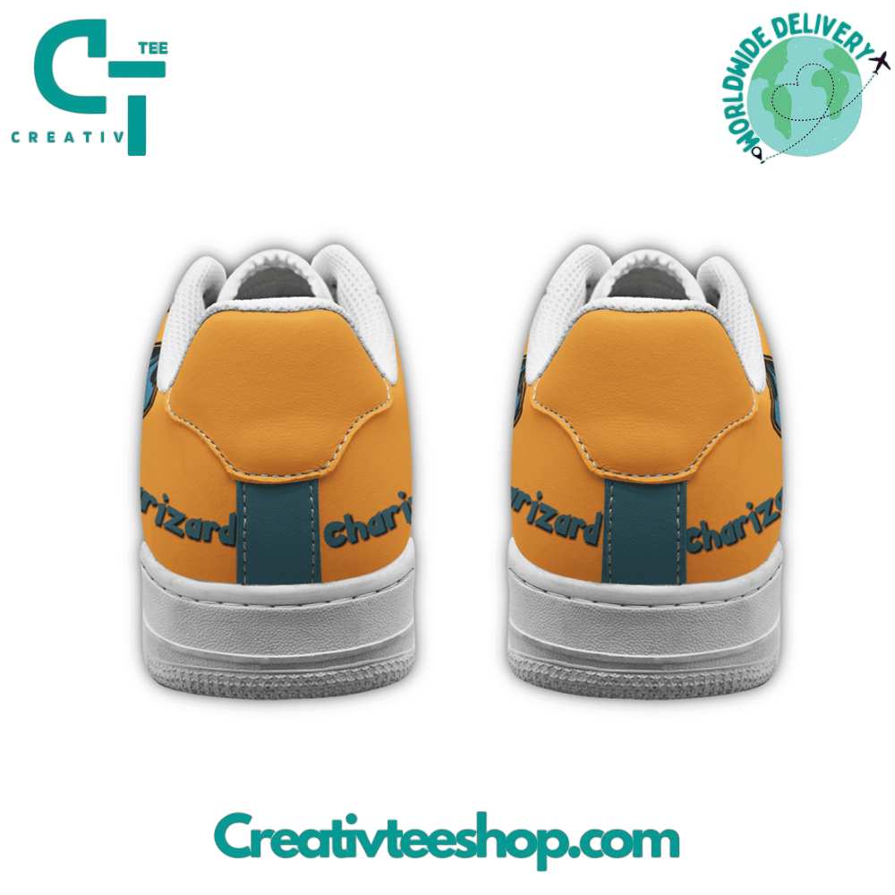 Ideafootwear Pokemon Charizard  Air Low-Top Sneakers Shoes For Men And Women 1
