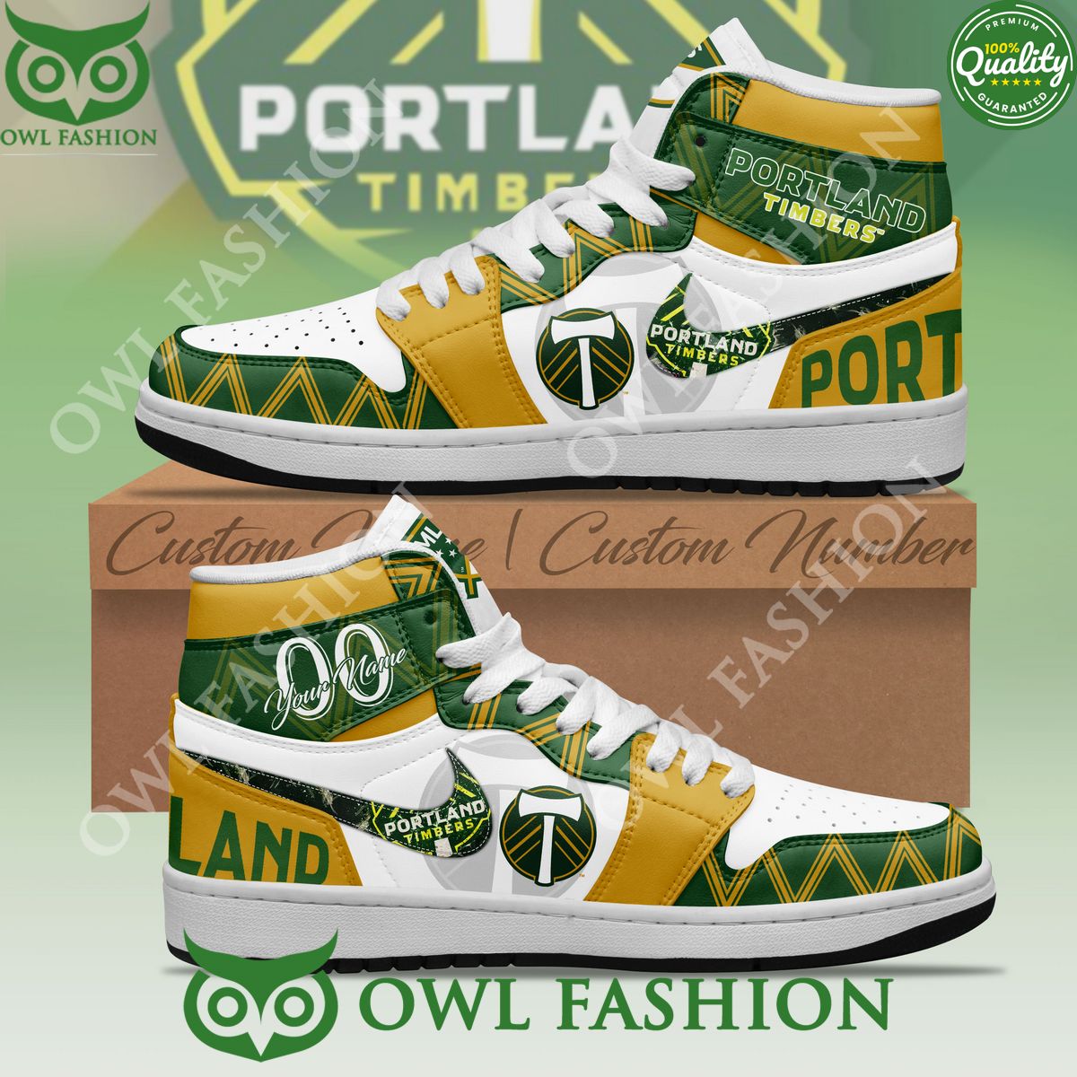 Ideafootwear Portland Timbers AJ1 High Sneakers Shoes For Men And Women 1
