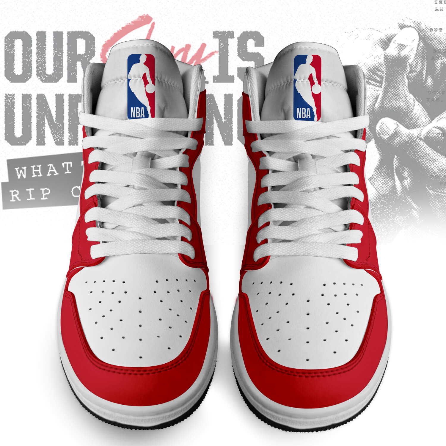 Ideafootwear Portland Trail Blazers AJ1 High Sneakers Shoes For Men And Women 1