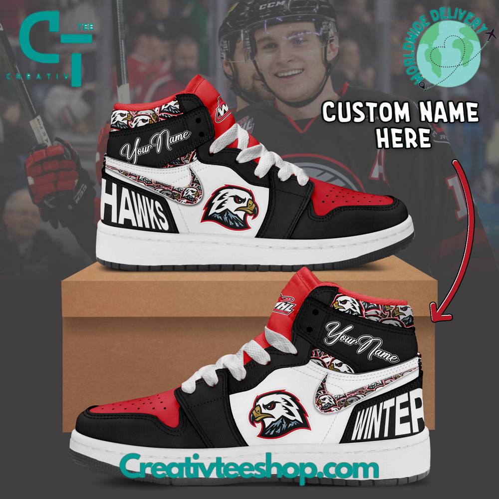 Ideafootwear Portland Winterhawks AJ1 High Sneakers Shoes For Men And Women 1