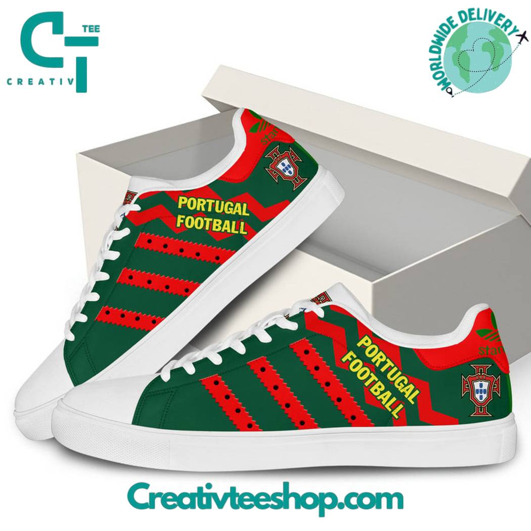 Ideafootwear Portugall Football Team  Skate Stan Shoes Sneakes For Men And Women 1