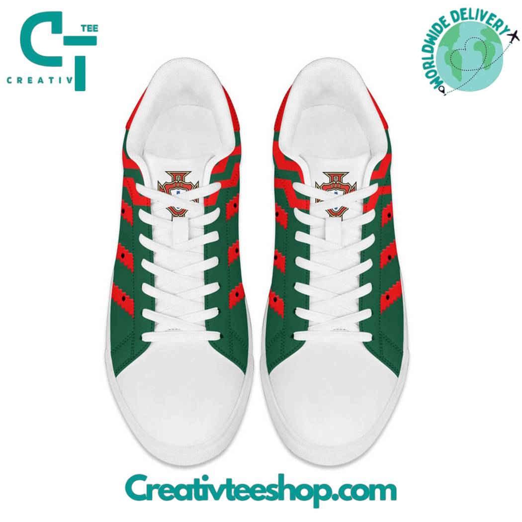 Ideafootwear Portugall Football Team  Skate Stan Shoes Sneakes For Men And Women 1