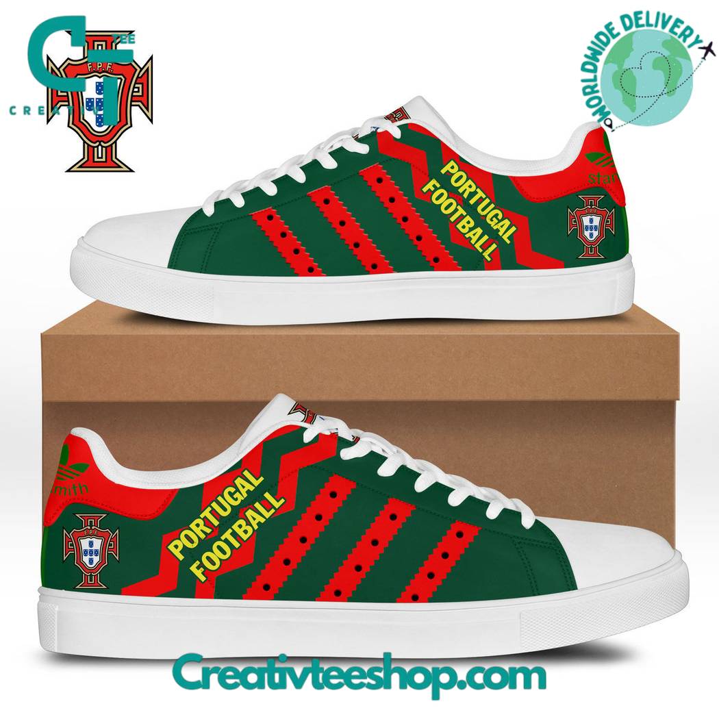 Ideafootwear Portugall Football Team  Skate Stan Shoes Sneakes For Men And Women 1