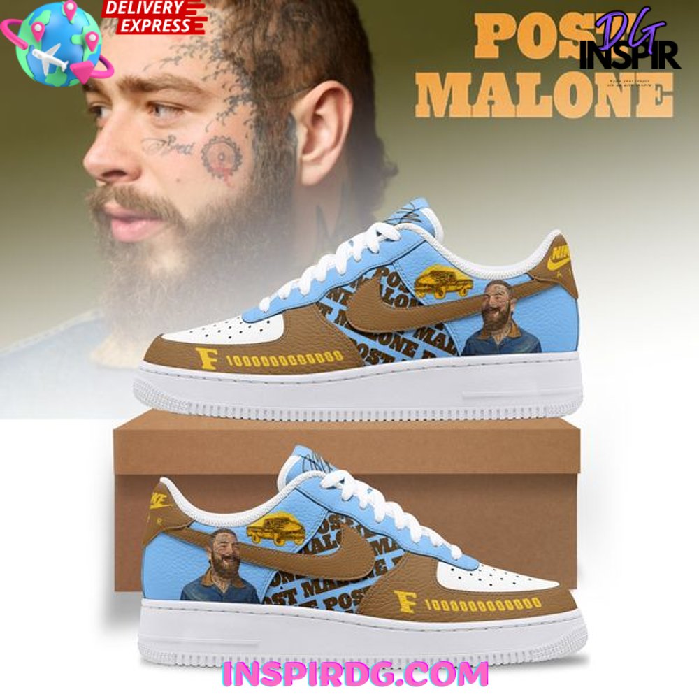 Ideafootwear Post Malone Air Low-Top Sneakers Shoes For Men And Women 6