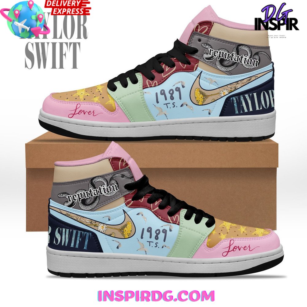 Ideafootwear Post Malone AJ1 High Sneakers Shoes For Men And Women 4