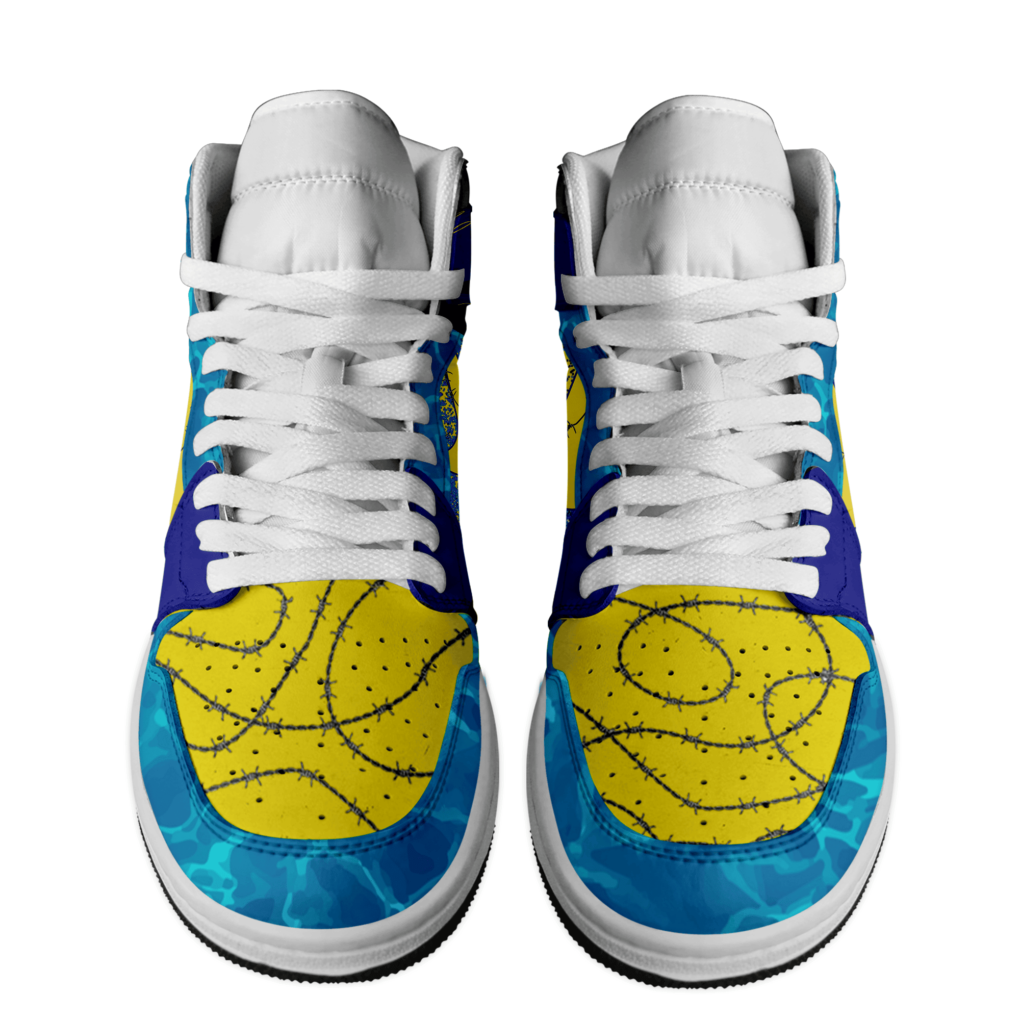 Ideafootwear Post Malone AJ1 High Sneakers Shoes For Men And Women 10