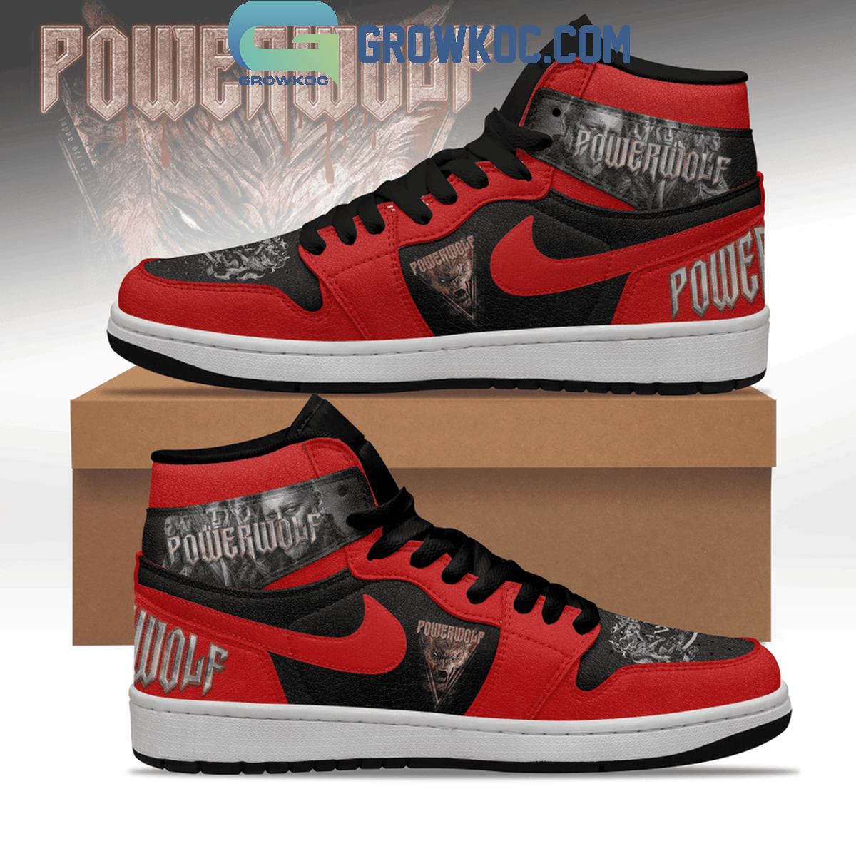 Ideafootwear Powerwolf AJ1 High Sneakers Shoes For Men And Women 1