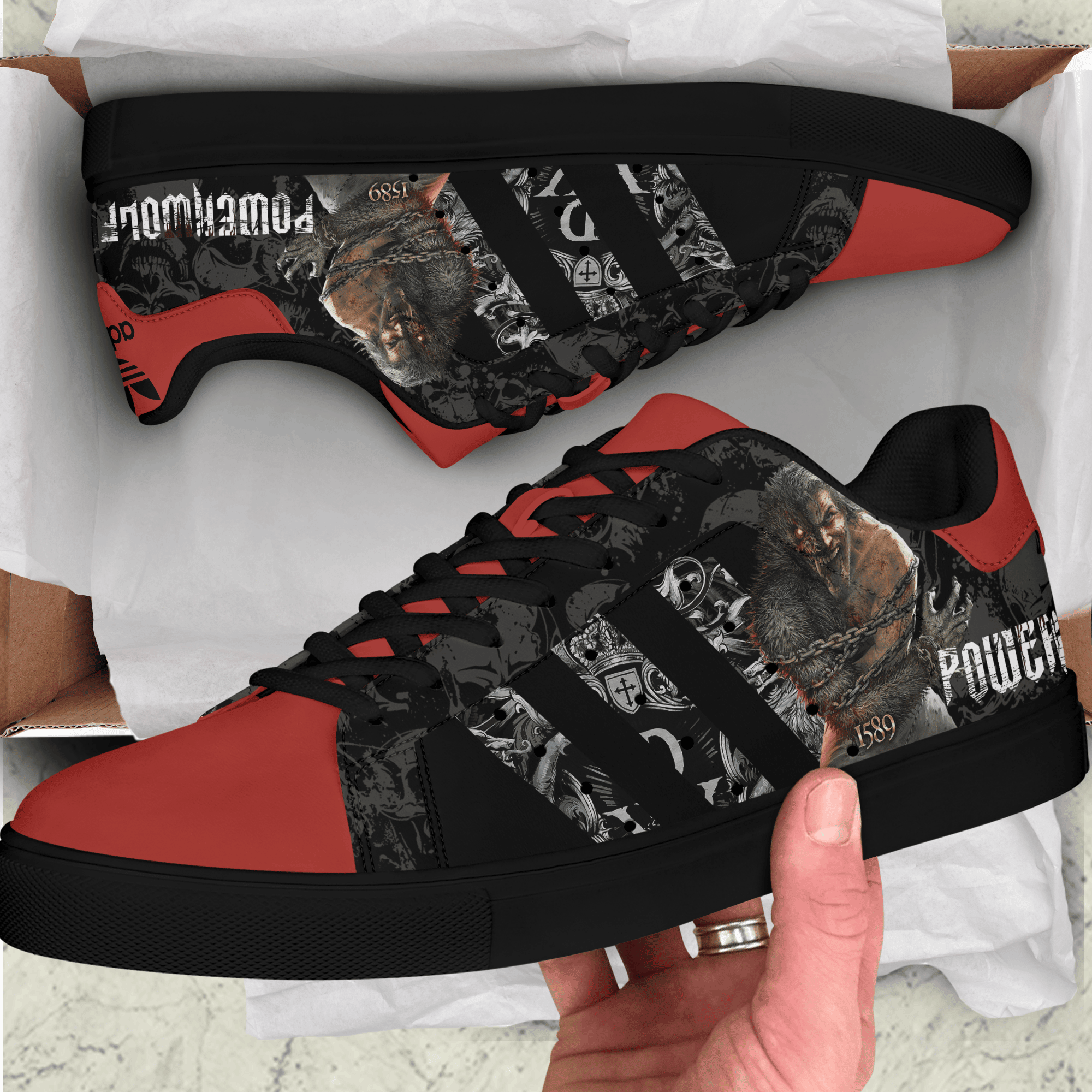 Ideafootwear Powerwolf Skate Stan Shoes Sneakes For Men And Women  1