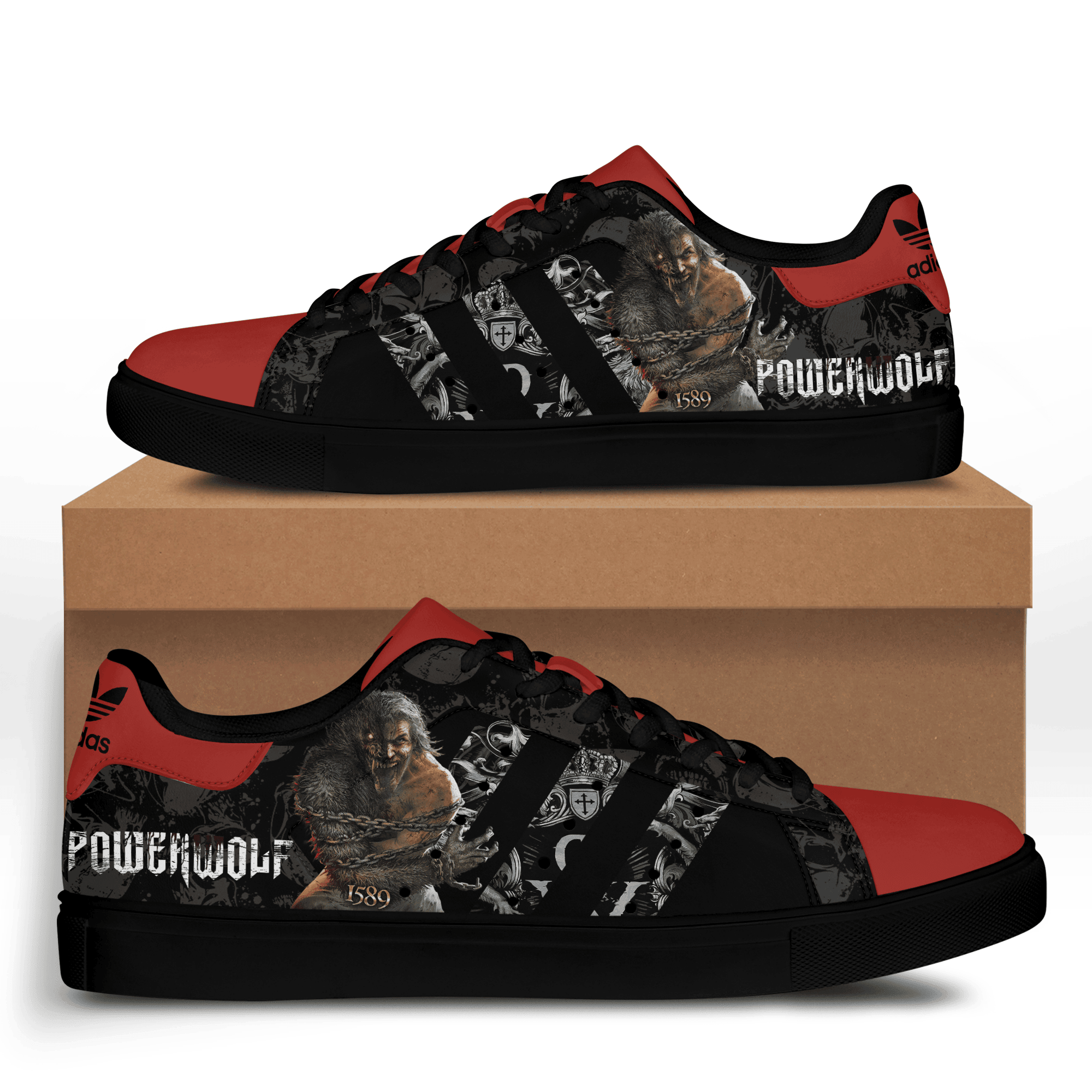 Ideafootwear Powerwolf Skate Stan Shoes Sneakes For Men And Women  1