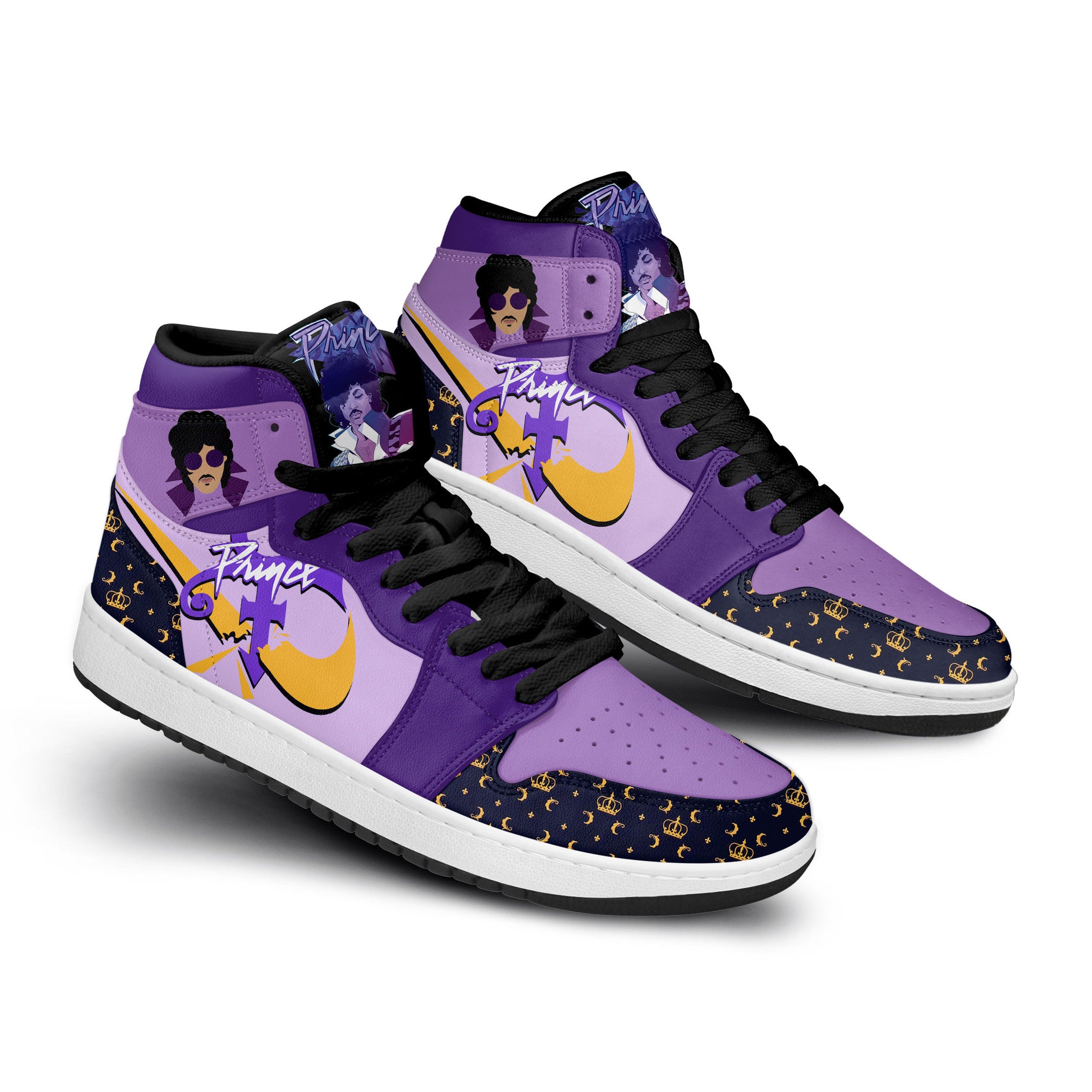 Ideafootwear Prince AJ1 High Sneakers Shoes For Men And Women 7
