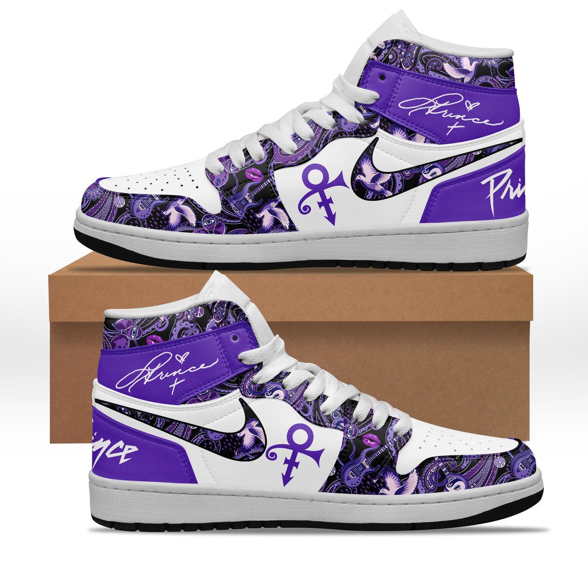 Ideafootwear Prince AJ1 High Sneakers Shoes For Men And Women 8