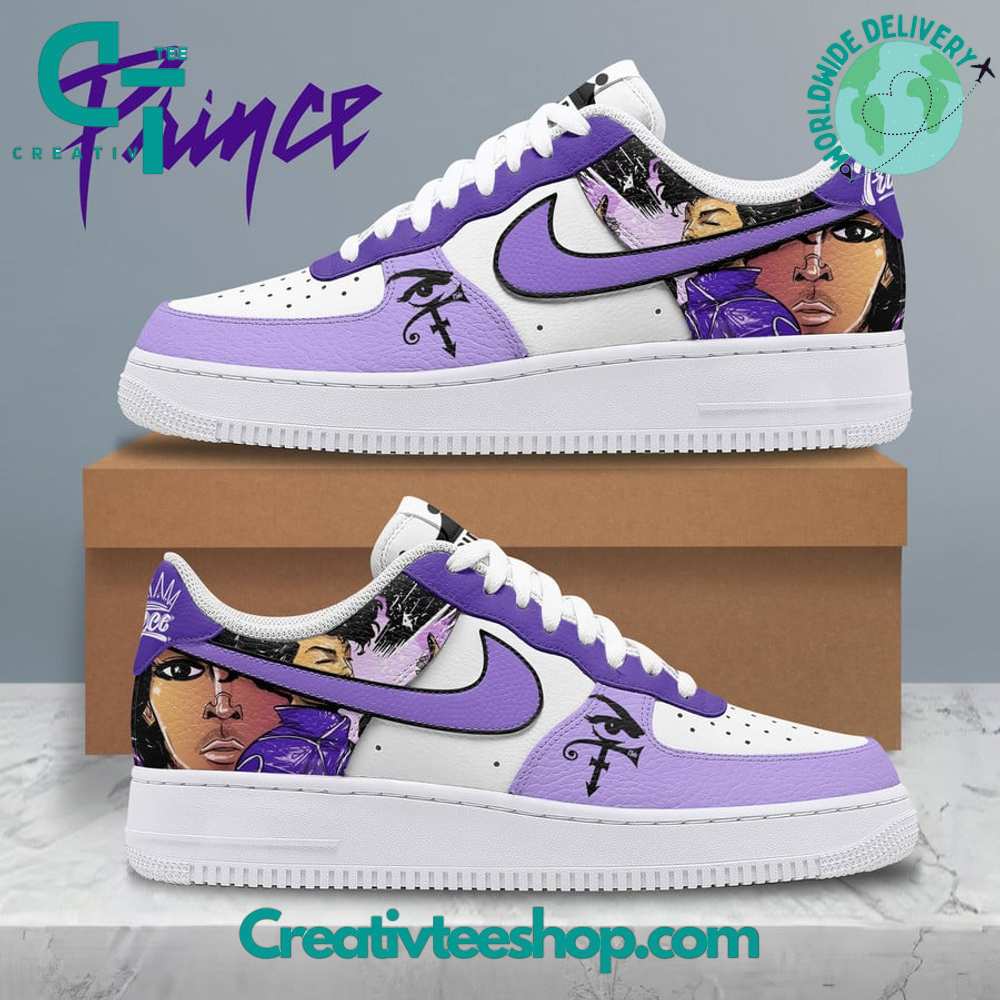 Ideafootwear Prince Purple  Air Low-Top Sneakers Shoes For Men And Women 1
