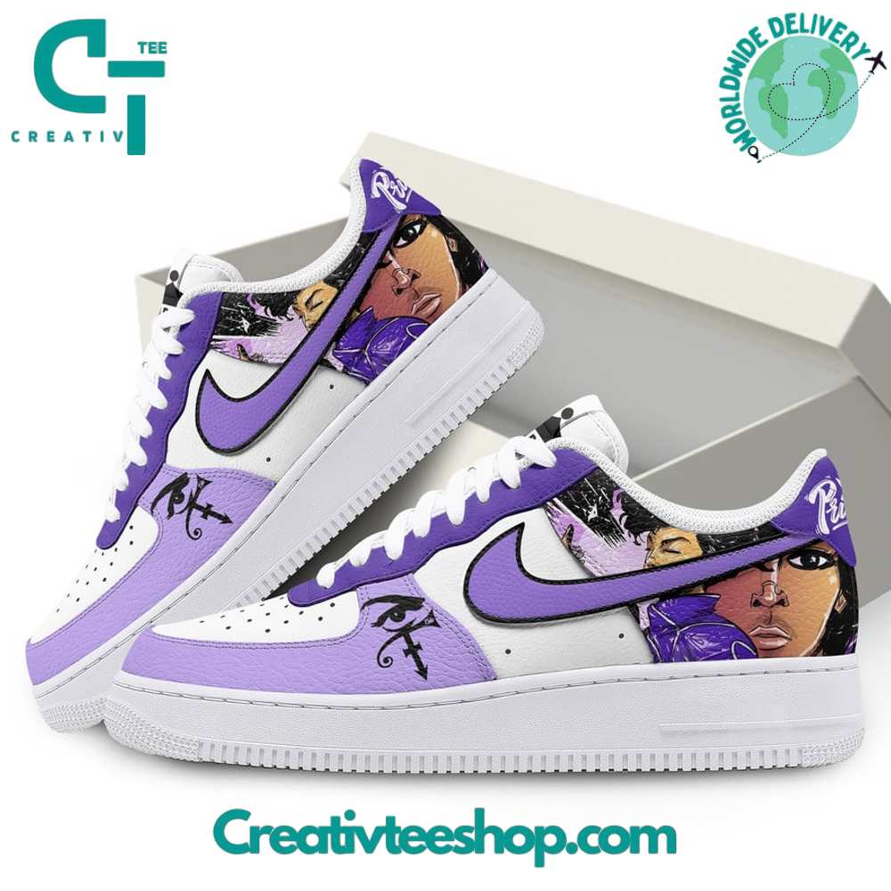 Ideafootwear Prince Purple  Air Low-Top Sneakers Shoes For Men And Women 1