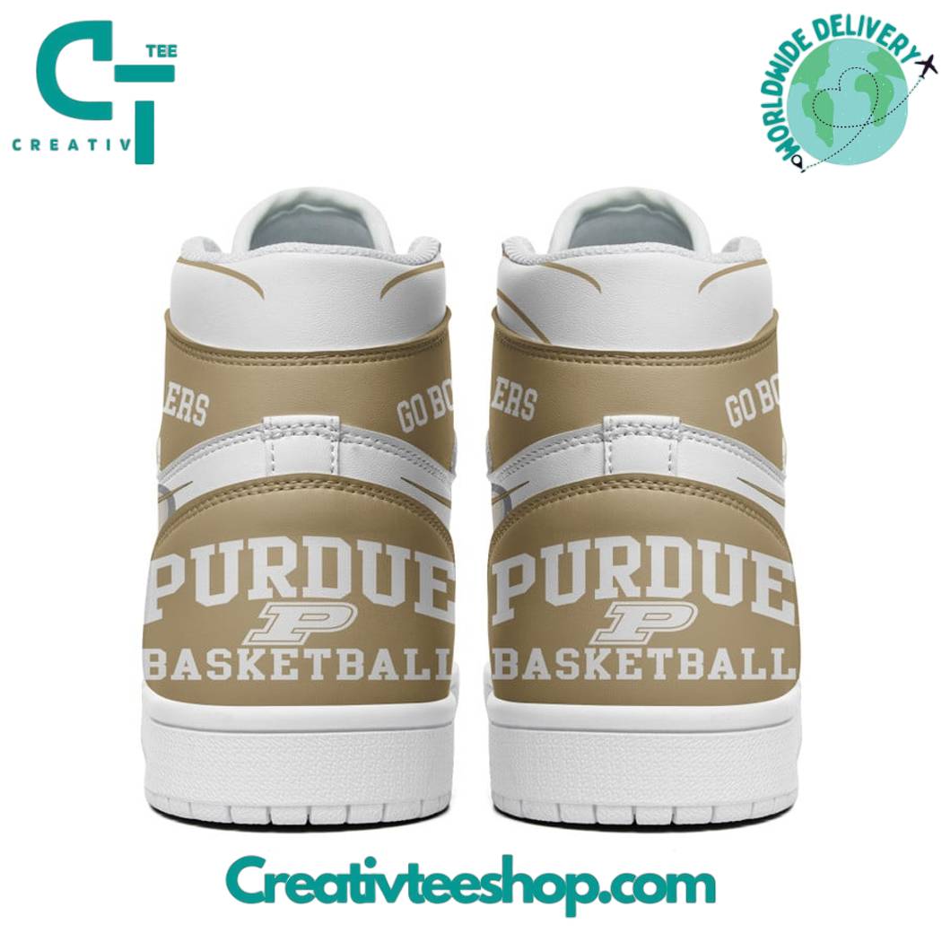 Ideafootwear Purdue Boilermakers AJ1 High Sneakers Shoes For Men And Women 3