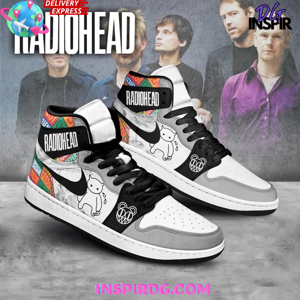 Ideafootwear Radiohead AJ1 High Sneakers Shoes For Men And Women 2