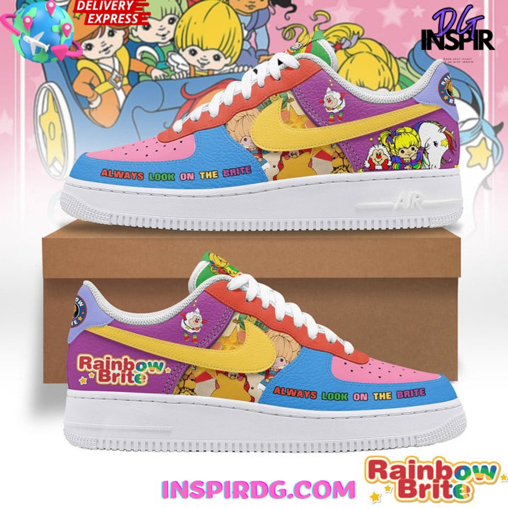 Ideafootwear Rainbow Brite Air Low-Top Sneakers Shoes For Men And Women 1