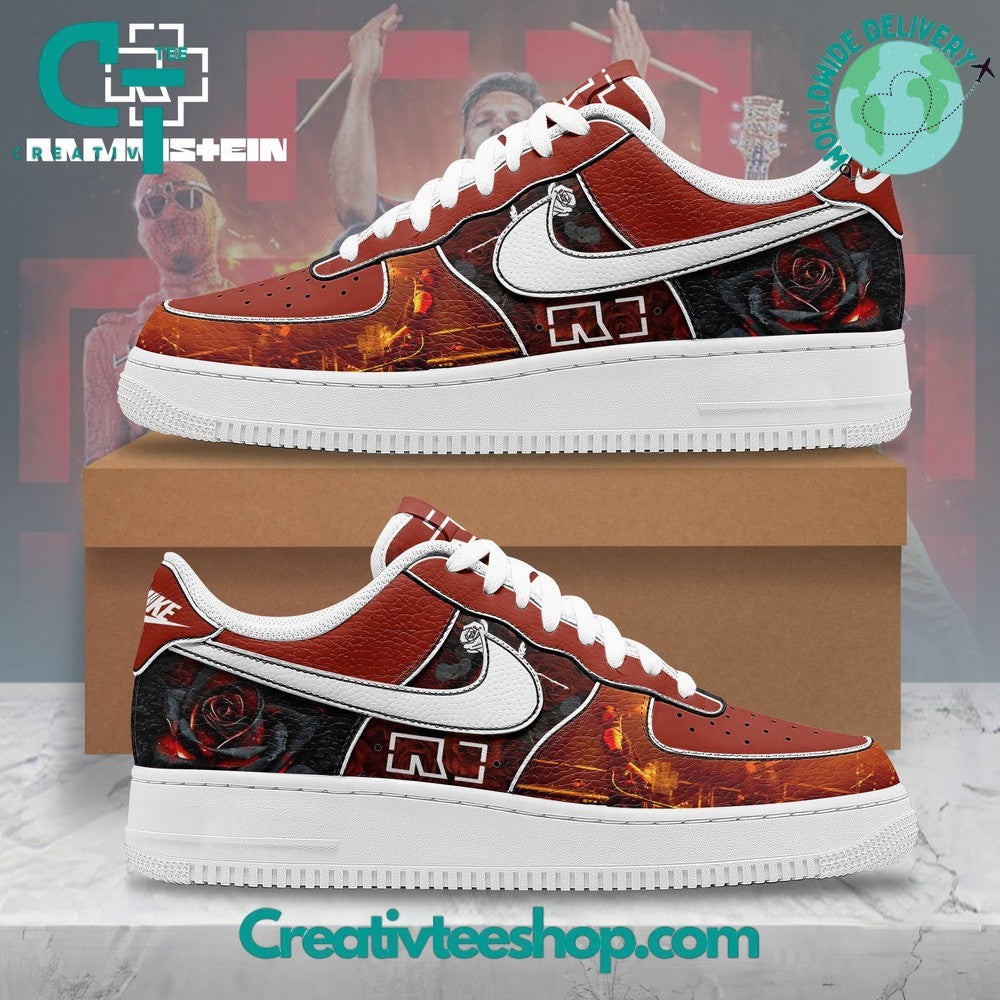Ideafootwear Rammstein Band  Air Low-Top Sneakers Shoes For Men And Women 1