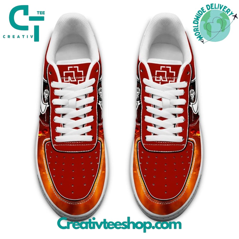Ideafootwear Rammstein Band  Air Low-Top Sneakers Shoes For Men And Women 1