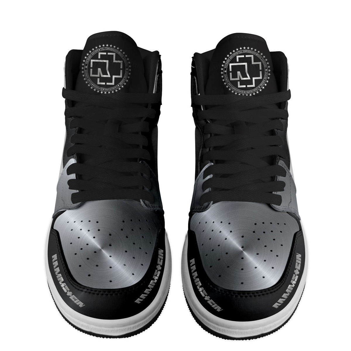 Ideafootwear Rammstein AJ1 High Sneakers Shoes For Men And Women 2