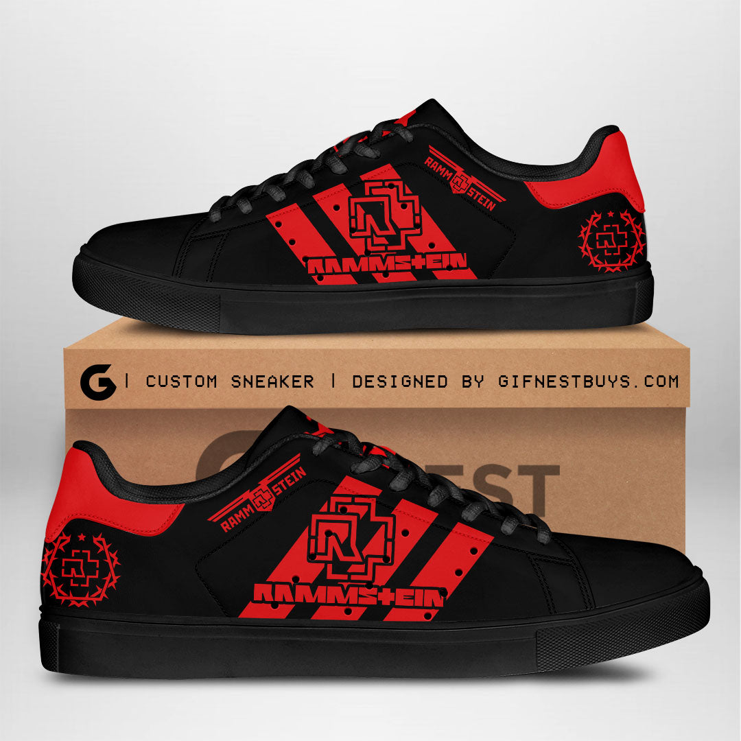 Ideafootwear Rammstein Skate Stan Shoes Sneakes For Men And Women 2