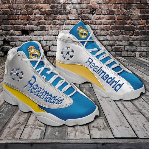 Ideafootwear Real Madrid AJ13 Sneakers Shoes For Men And Women 2