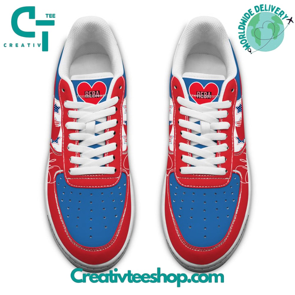 Ideafootwear Reba McEntire Air Low-Top Sneakers Shoes For Men And Women 5