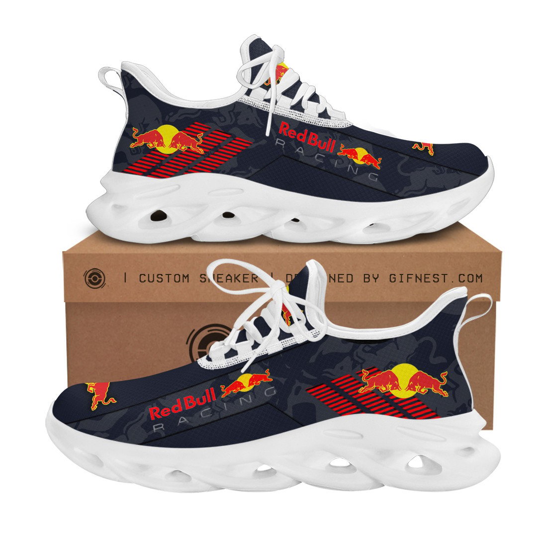 Ideafootwear Red Bull Racing Max Soul Shoes Sneakers For Men And Women 3