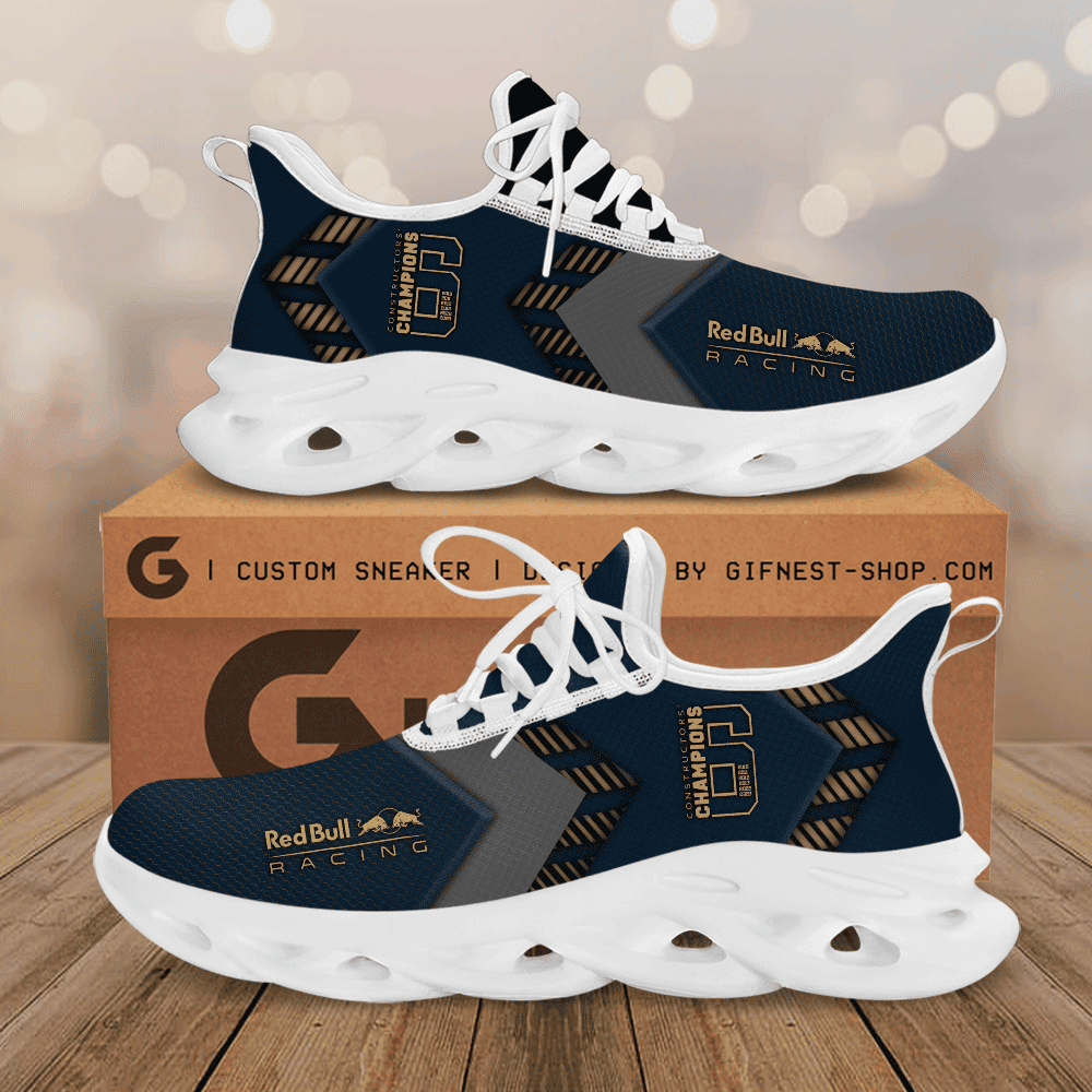 Ideafootwear Red Bull Racing Max Soul Shoes Sneakers For Men And Women 46