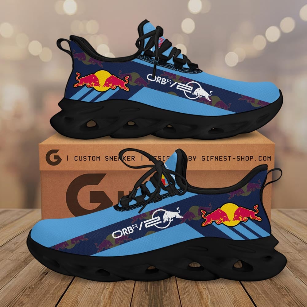 Ideafootwear Red Bull Racing Max Soul Shoes Sneakers For Men And Women 39