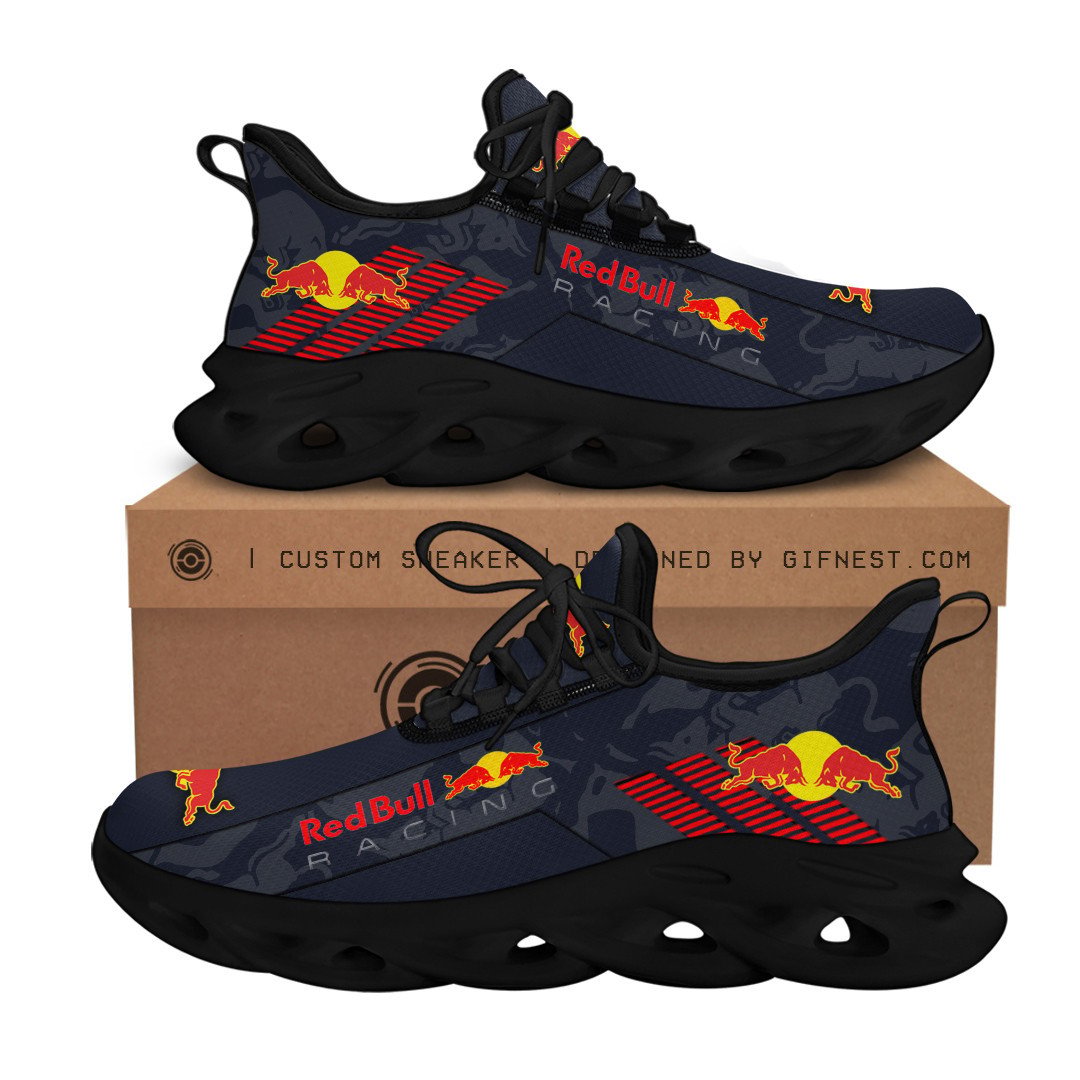Ideafootwear Red Bull Racing Max Soul Shoes Sneakers For Men And Women 3