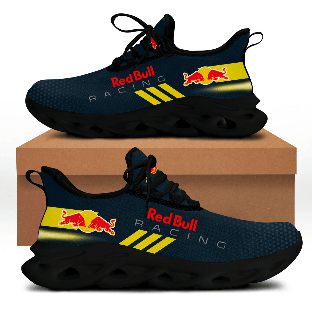 Ideafootwear Red Bull Racing Max Soul Shoes Sneakers For Men And Women 15