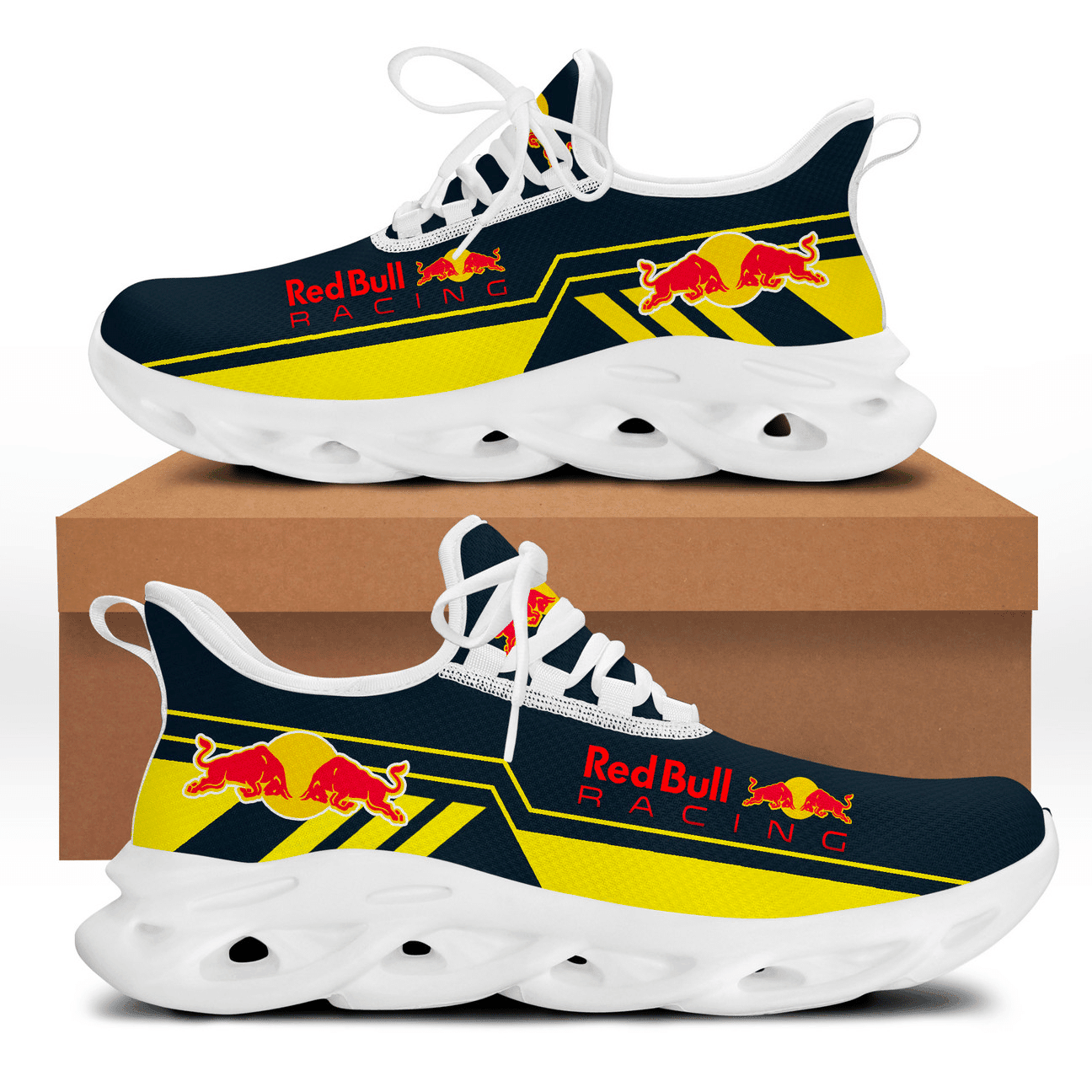 Ideafootwear Red Bull Racing Max Soul Shoes Sneakers For Men And Women 32