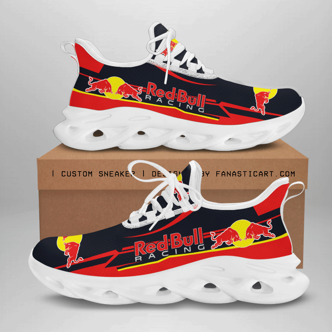Ideafootwear Red Bull Racing Max Soul Shoes Sneakers For Men And Women 37