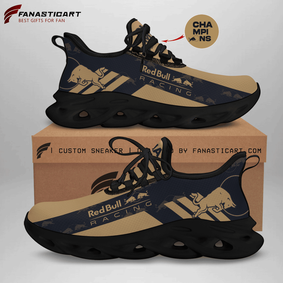 Ideafootwear Red Bull Racing Max Soul Shoes Sneakers For Men And Women 28