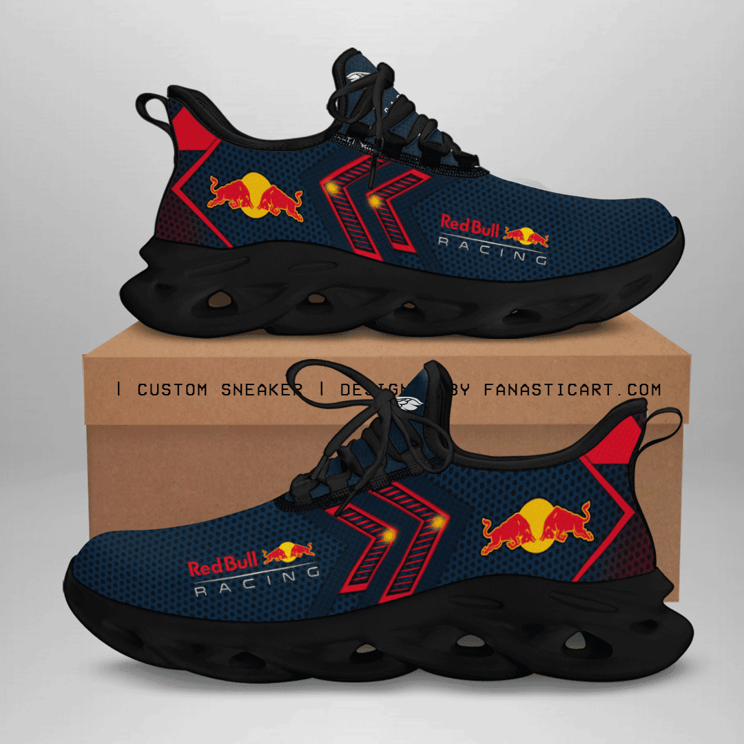 Ideafootwear Red Bull Racing Max Soul Shoes Sneakers For Men And Women 1
