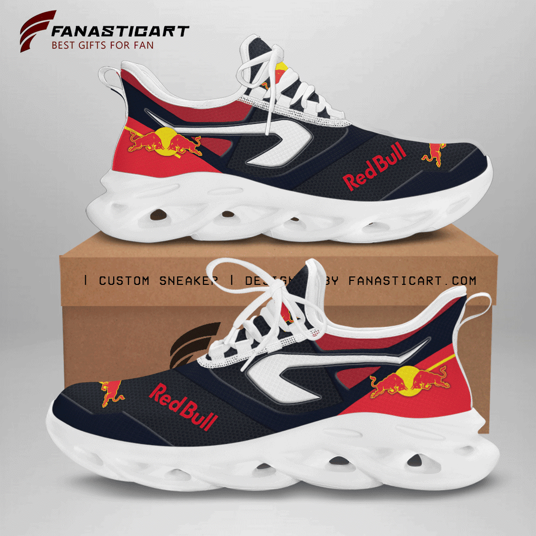 Ideafootwear Red Bull Racing Max Soul Shoes Sneakers For Men And Women 30