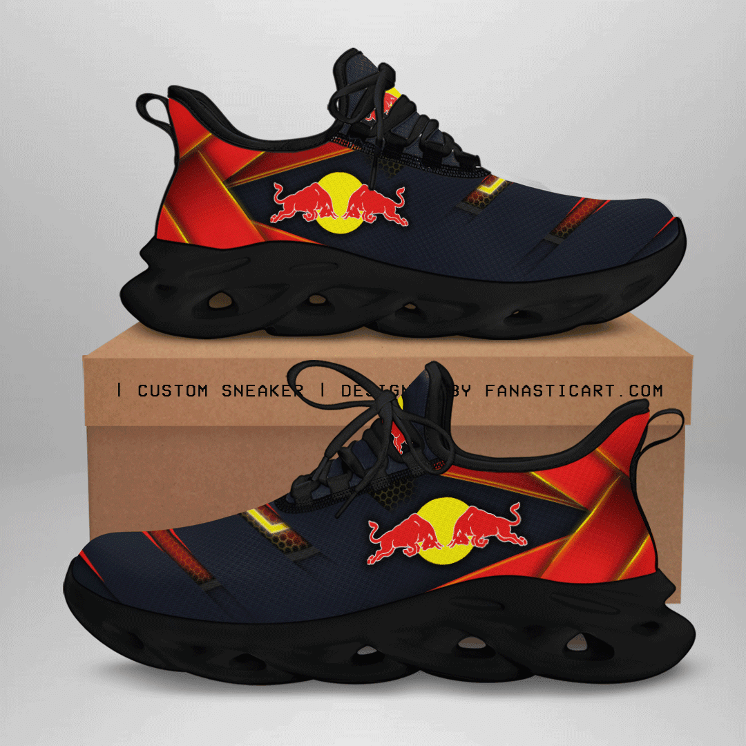 Ideafootwear Red Bull Racing Max Soul Shoes Sneakers For Men And Women 14