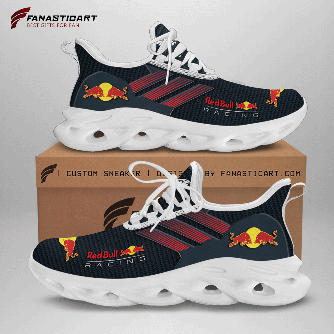 Ideafootwear Red Bull Racing Max Soul Shoes Sneakers For Men And Women 38