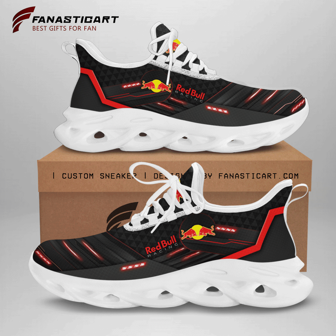 Ideafootwear Red Bull Racing Max Soul Shoes Sneakers For Men And Women 17