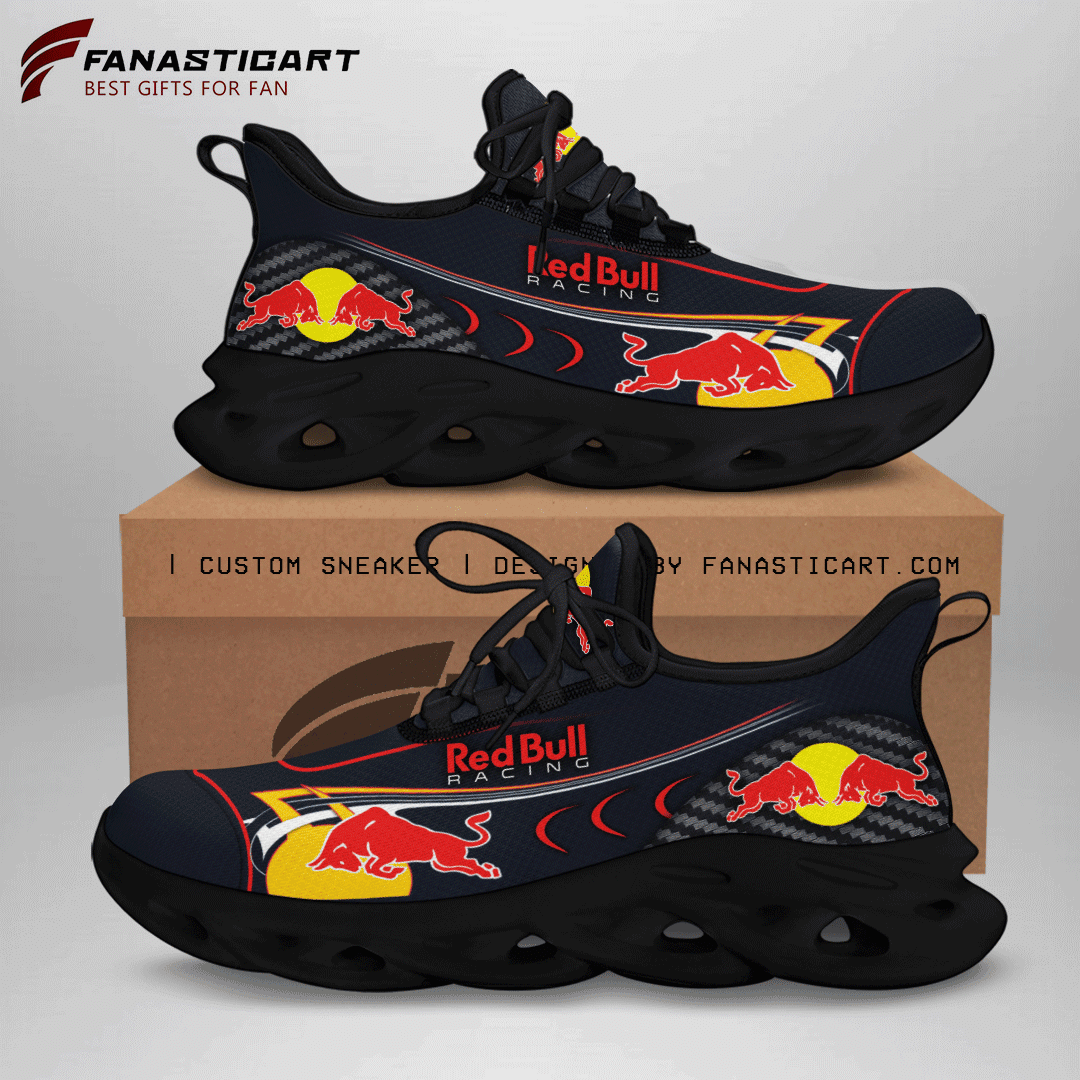 Ideafootwear Red Bull Racing Max Soul Shoes Sneakers For Men And Women 35