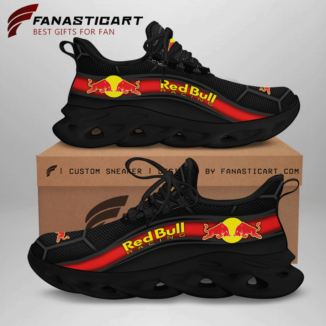 Ideafootwear Red Bull Racing Max Soul Shoes Sneakers For Men And Women 10