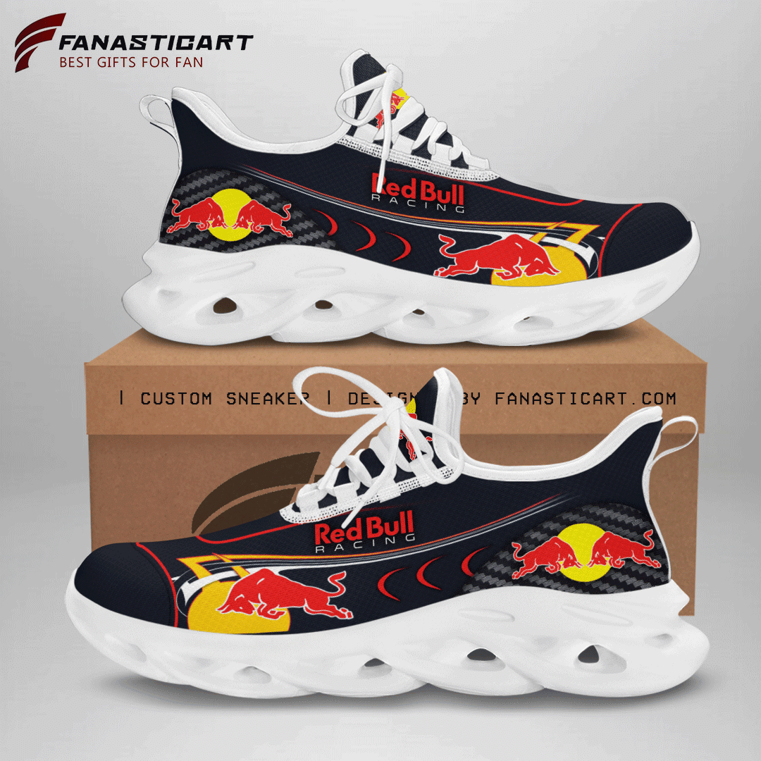 Ideafootwear Red Bull Racing Max Soul Shoes Sneakers For Men And Women 35