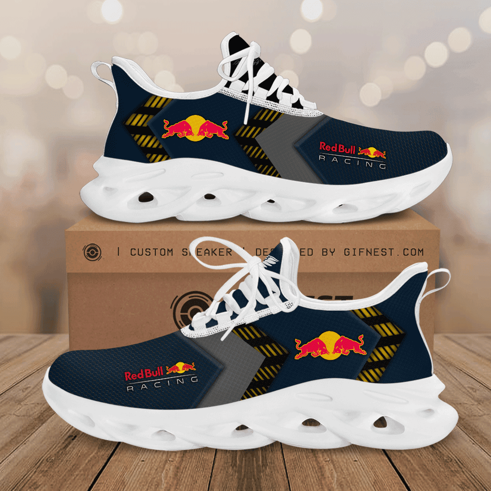 Ideafootwear Red Bull Racing Max Soul Shoes Sneakers For Men And Women 19