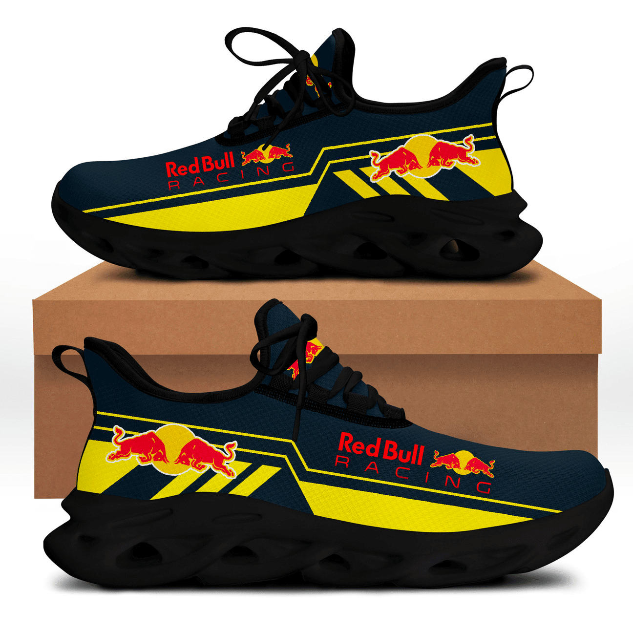 Ideafootwear Red Bull Racing Max Soul Shoes Sneakers For Men And Women 32