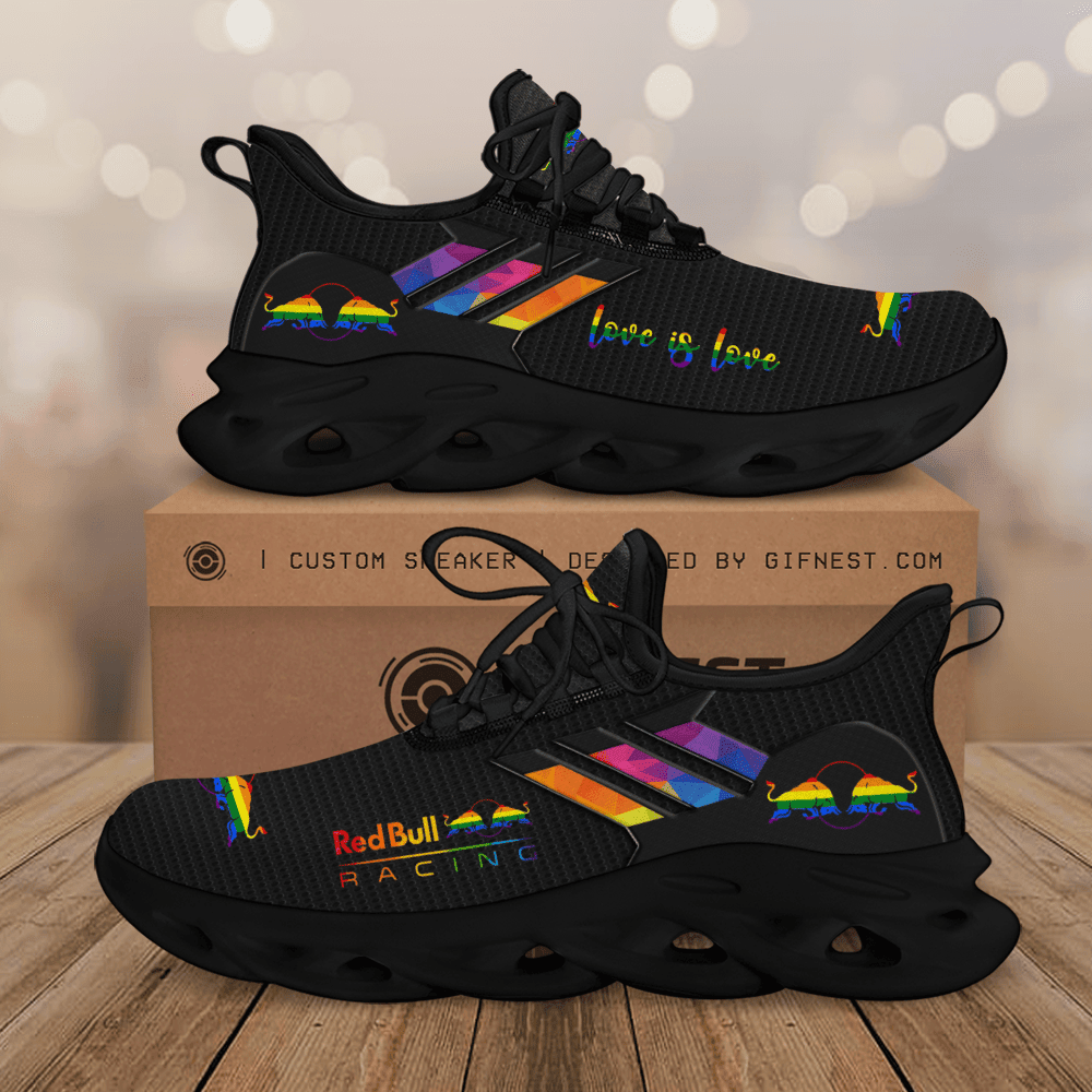 Ideafootwear Red Bull Racing Max Soul Shoes Sneakers For Men And Women 4