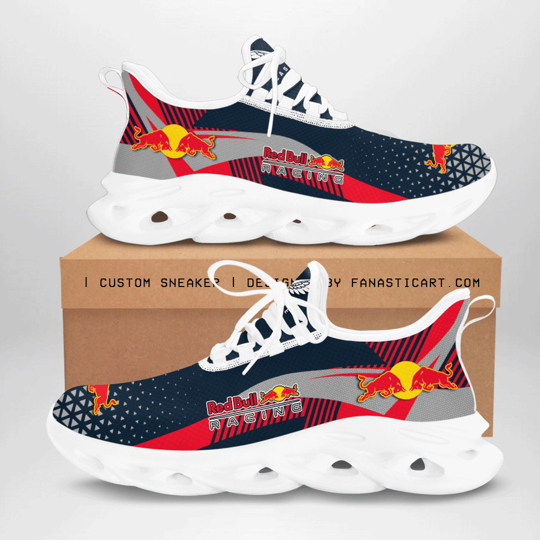 Ideafootwear Red Bull Racing Max Soul Shoes Sneakers For Men And Women 6